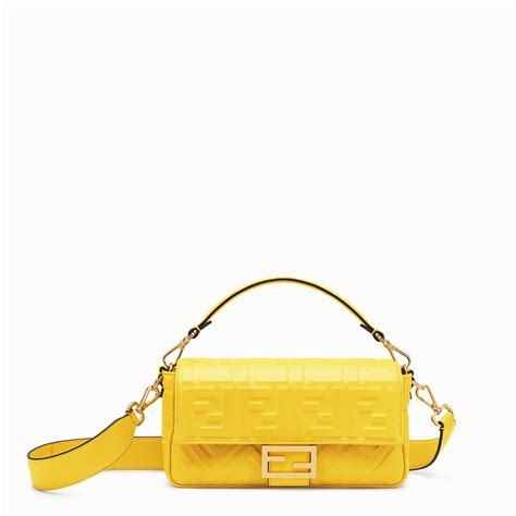 yellow fendi purse|Fendi factory outlet online.